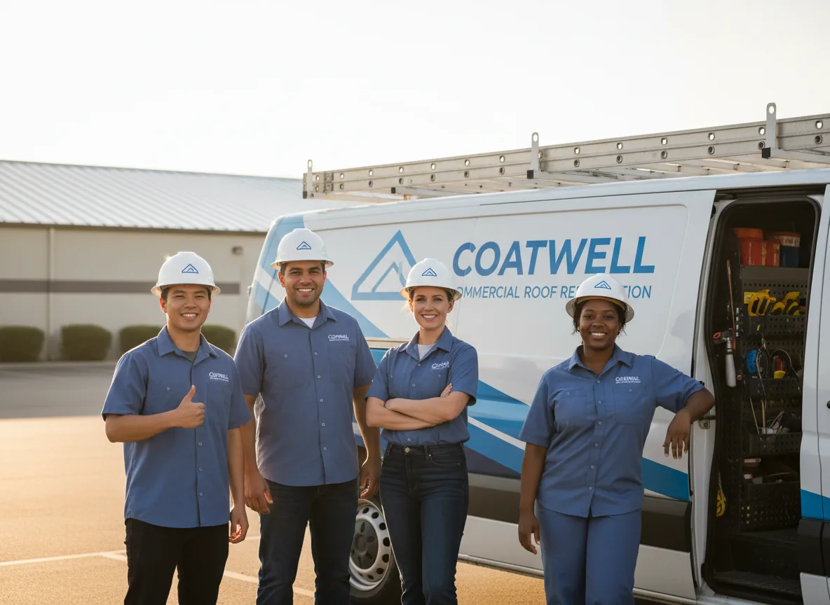 Commercial roof coating company in Modena, UT
